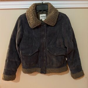 UpWest woman Blue/Gray bomber Corduroy Jacket